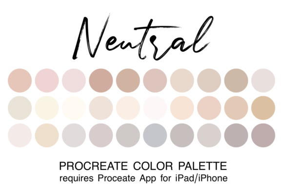 Download Neutral Procreate Color Palette - Palette Collection