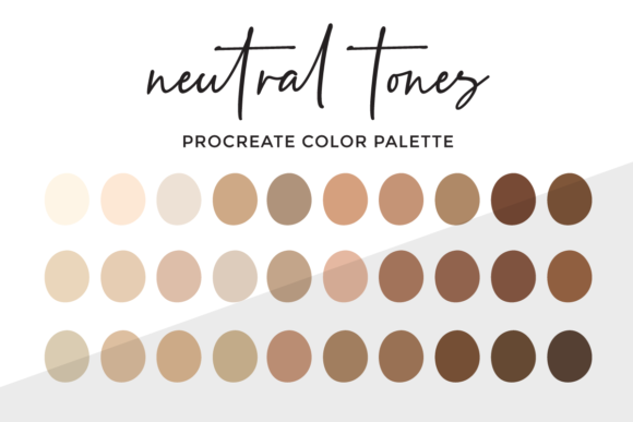 Download Neutral Tones Procreate Color Palette - Palette Collection